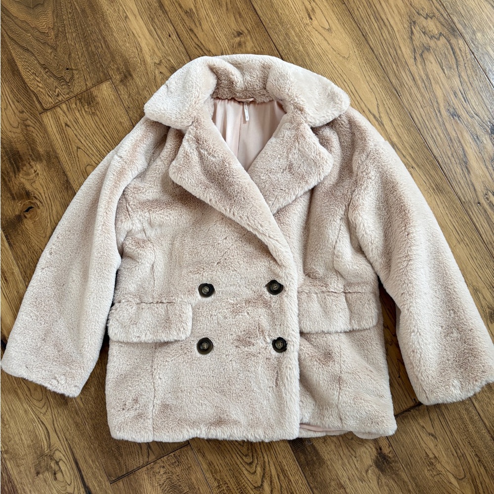 Free People Faux Fur Jacket